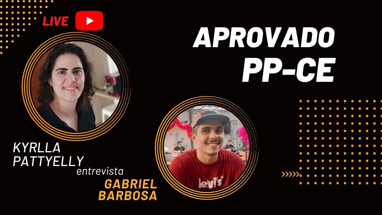 Thumbnail do vídeo: Polícia Penal do Ceará (PP-CE) - Como Fui Aprovado